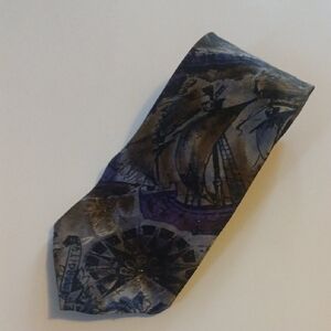Sophisticated Nautical Design Men's Tie